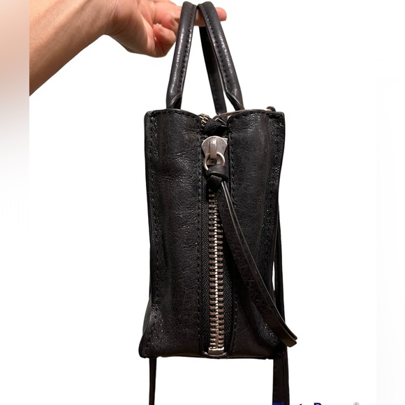 Metallic Black Botkier mini tote and crossbody bag - Picture 5 of 12